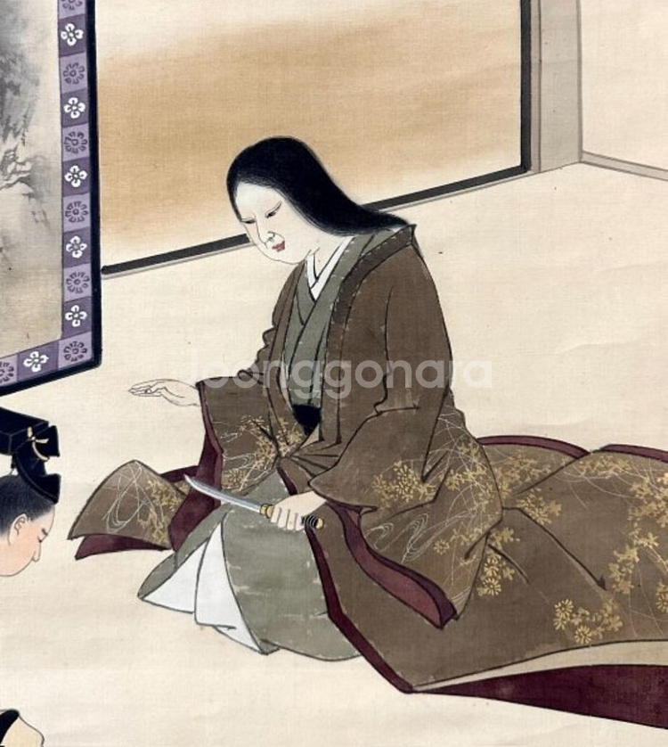 일본 인물화. 진품보장. 판매합니다.--1