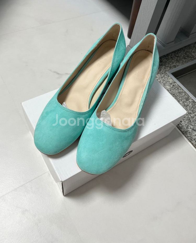 민트색 구두 250--2