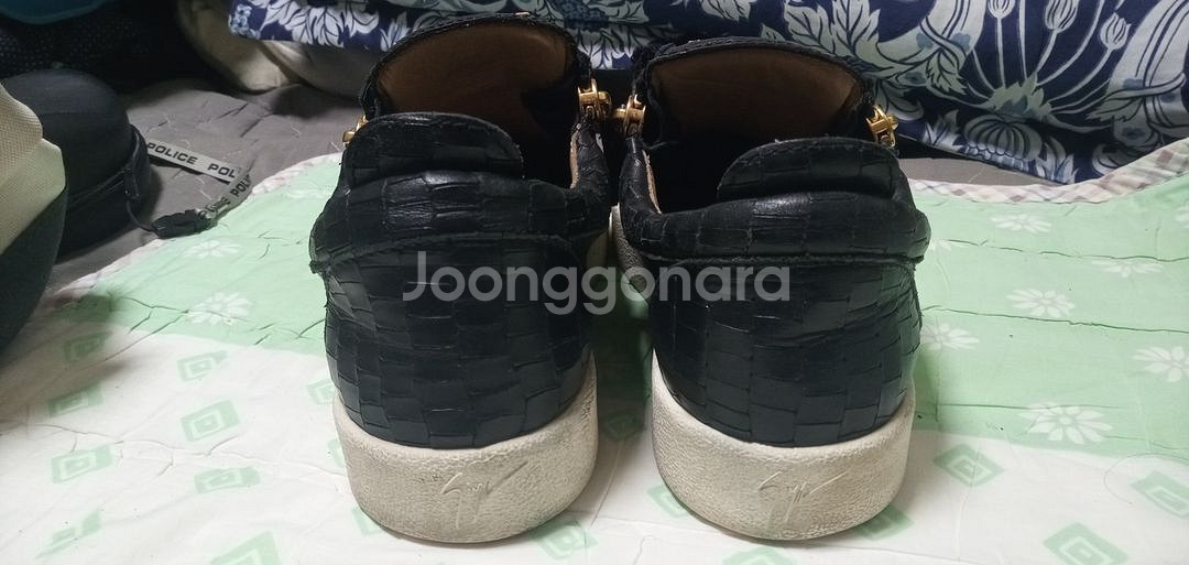 정품 주세페자노티 가죽스니커즈 255mm 상태우수--2