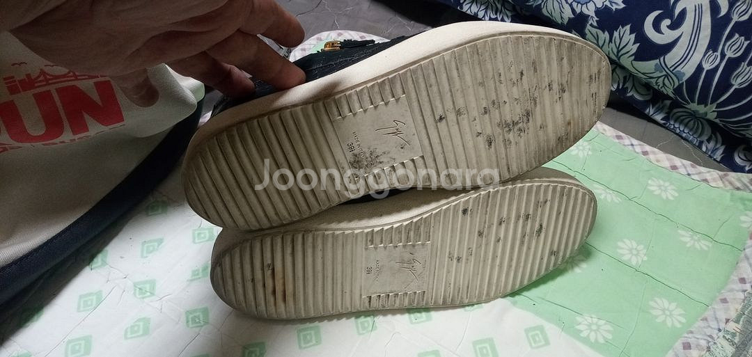 정품 주세페자노티 가죽스니커즈 255mm 상태우수--5