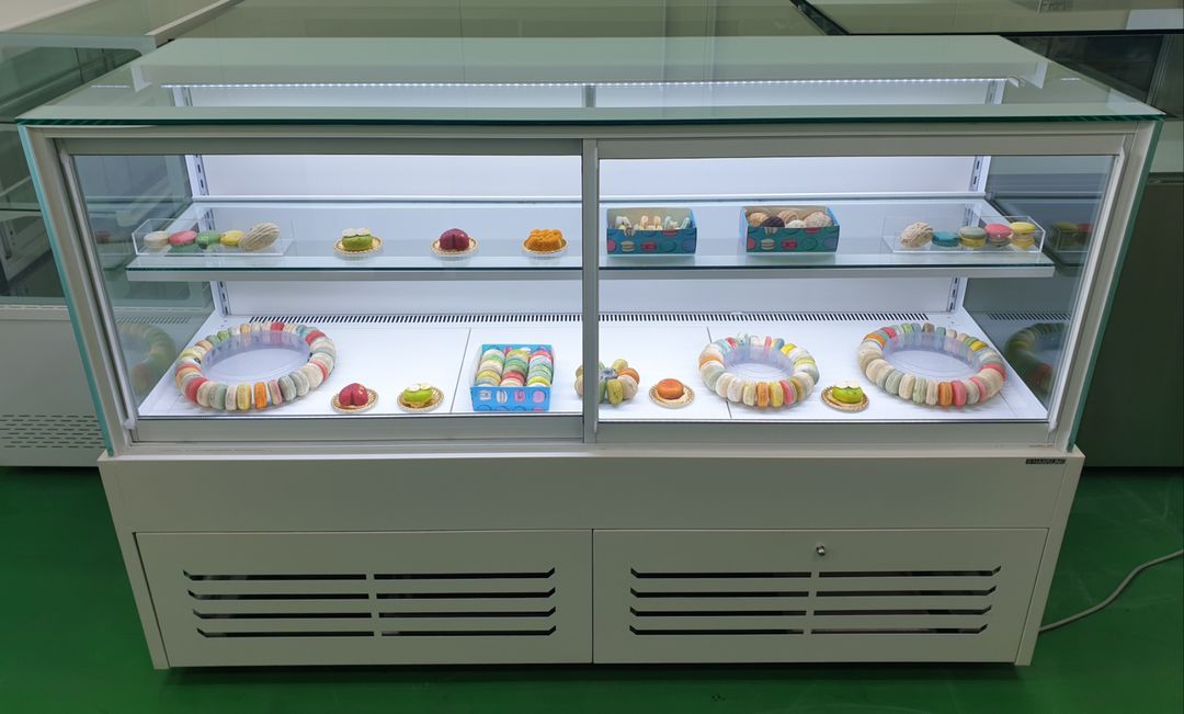 급처 한성 정육 숙성 반찬 냉동냉장 쇼케이스 앞문