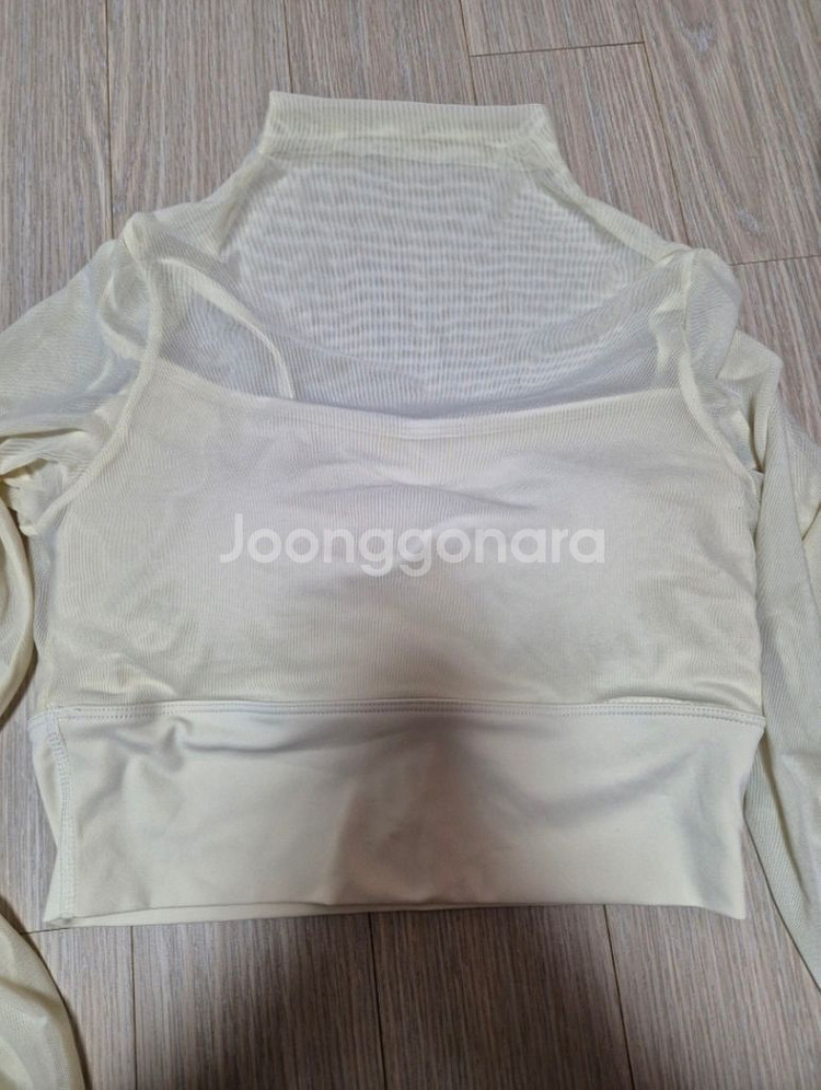 룩스웨어 요가복 필라테스복 엘로즈 올인원 롱슬리브 탑s--1