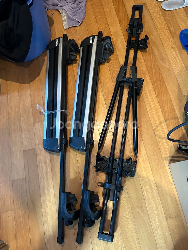 루프랙 전용 툴레 캐리어 셋 (자전거,스키보드)--1