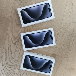 아이폰15 프로 256gb 자급제 블루 [미개봉]팝니다