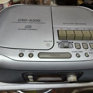 중형 포터블 라디오 시디 카세트플레이어 CSD-A300