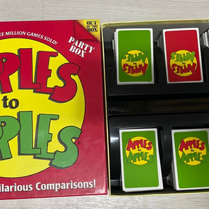 Apples to apples 애플즈 투 애플즈