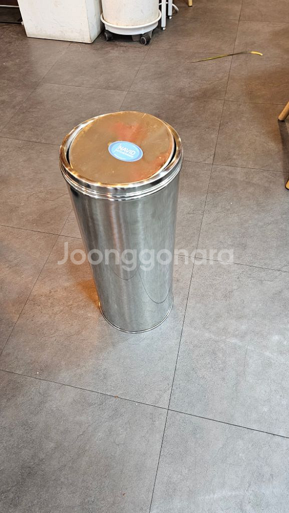 뱅뱅이 스텐 휴지통--1