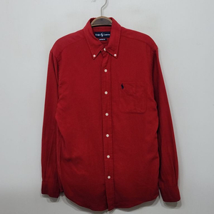 (M) 랄프로렌 폴로 셔츠 빨강 로고 남방 포켓