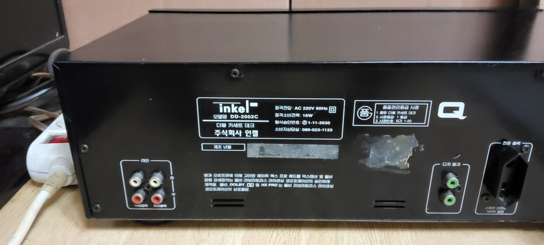 인켈 DD 2002C 카세트데크 설명참조 (오디오 앰프 이미지