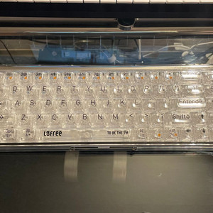 LOFREE 로프리 투명 기계식 무선키보드 1% 풀박스
