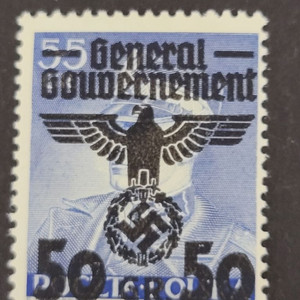 1940년 독일 히틀러제국 오버프린트 우표