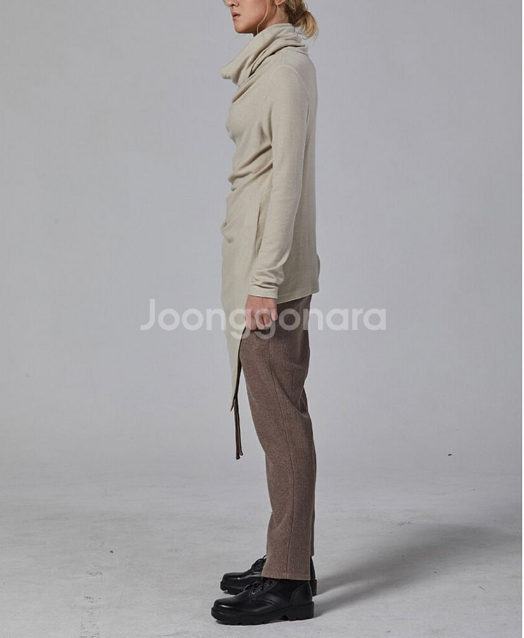 은주고/ WOOLSI LONG TOP 베이지(새상품)--4