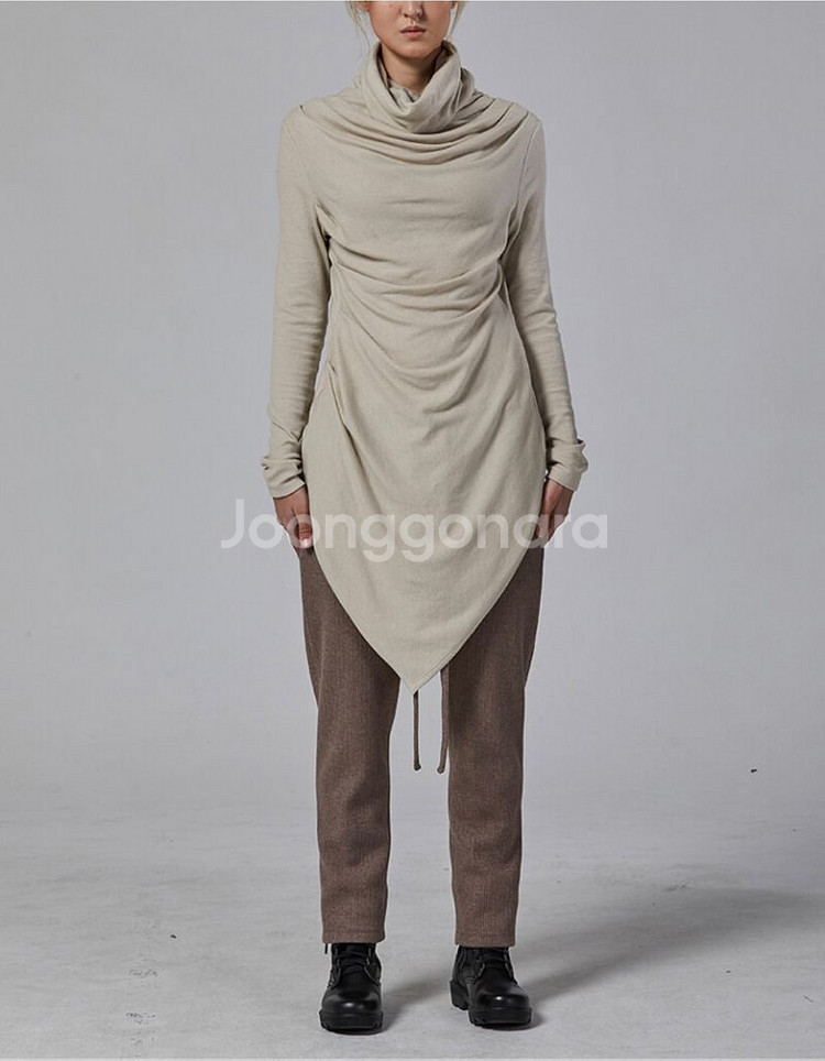 은주고/ WOOLSI LONG TOP 베이지(새상품)--2