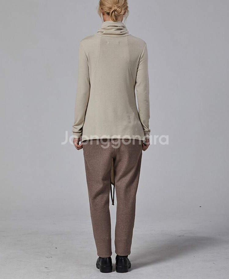은주고/ WOOLSI LONG TOP 베이지(새상품)--5