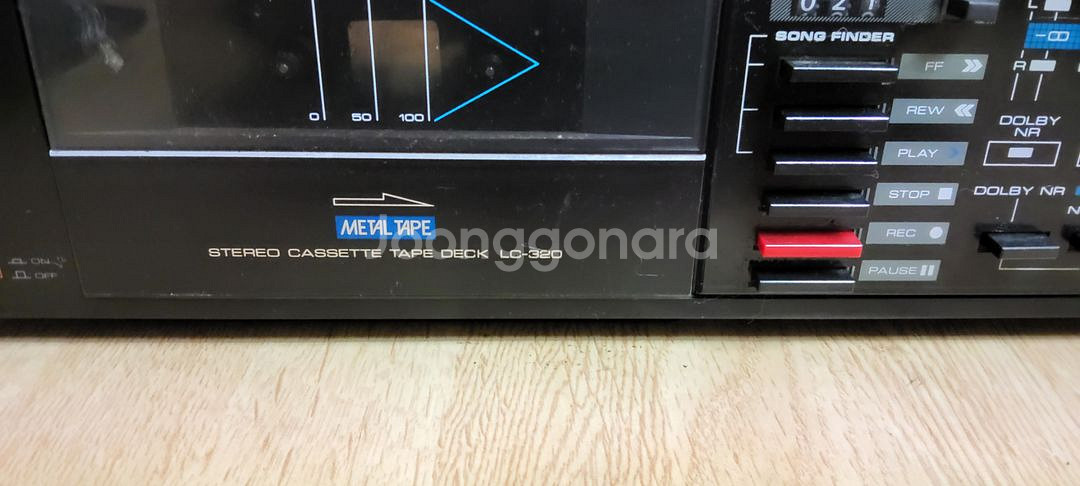 3 롯데 LC 320 카세트데크 (오디오 앰프 스피커)--1