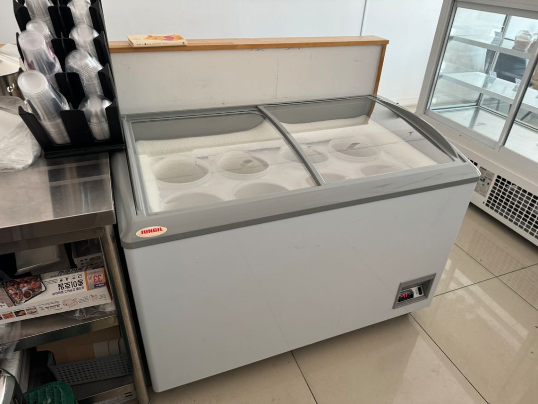 구슬아이스크림 판매용, 보관용 냉장고