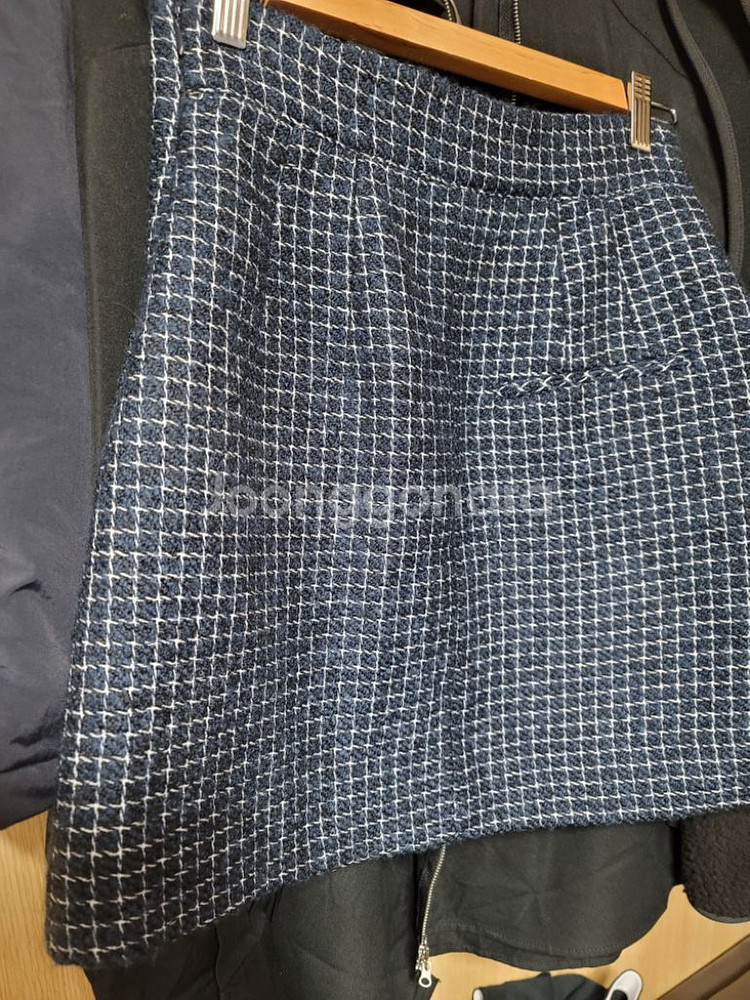 듀엘 트위드스커트 55--3