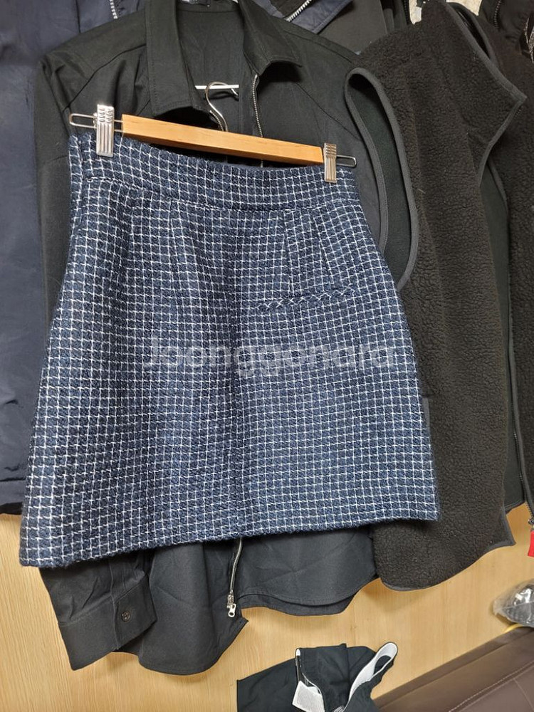 듀엘 트위드스커트 55--2