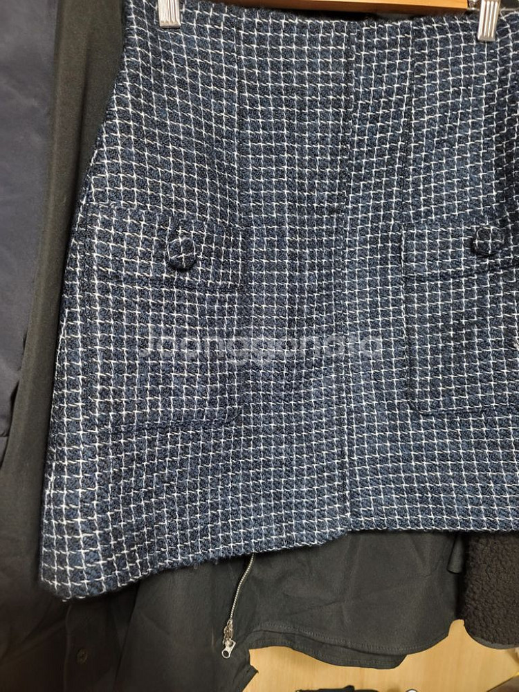 듀엘 트위드스커트 55--1