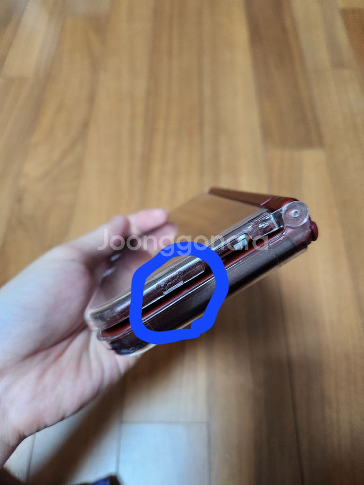 닌텐도 3ds xl 메탈릭레드 거의 새 제품 팝니다--5