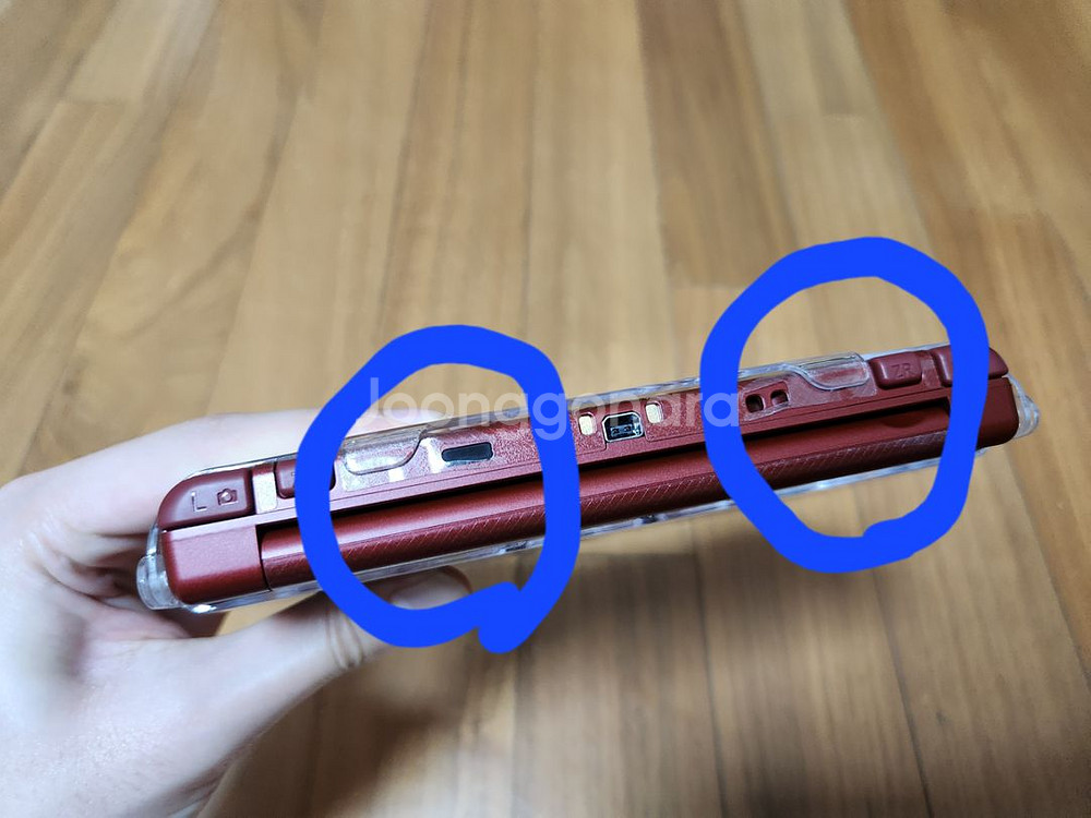 닌텐도 3ds xl 메탈릭레드 거의 새 제품 팝니다--3