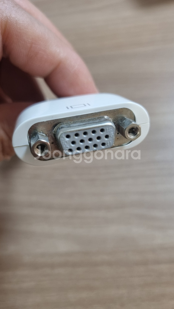 애플 Mini DVI to VGA 어답터--3