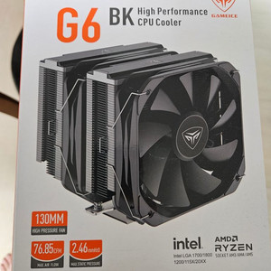 pccooler g6 듀얼타워 팝니다