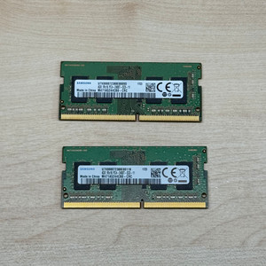 삼성 DDR4 노트북램 4GB 2개 총 8GB