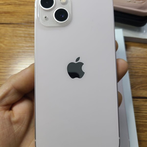 애플 아이폰13 핑크 128 배터리89 a급