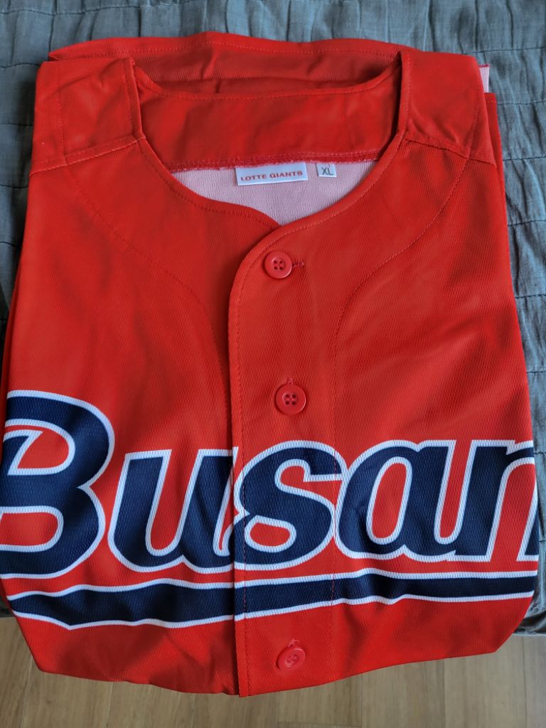 롯데자이언츠 야구 티셔츠 유니폼 XL 새상품 팝니다