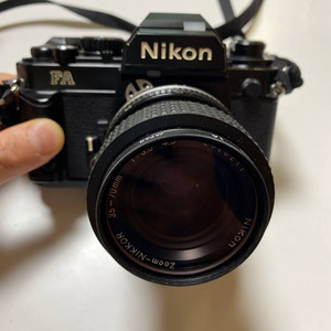 니콘 Nikon FA 수동 필름 카메라 (수리완료)
