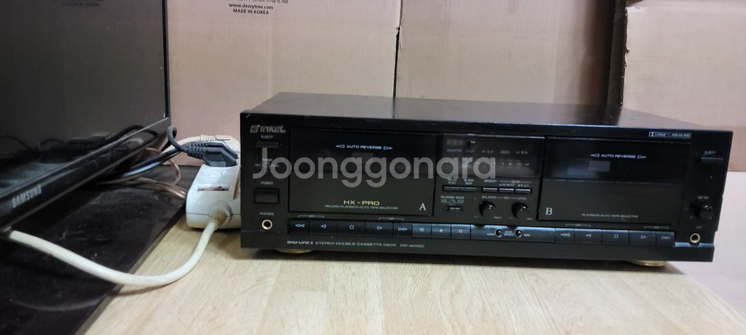 4 인켈 DD 4010C 카세트 데크 오디오 앰프--1
