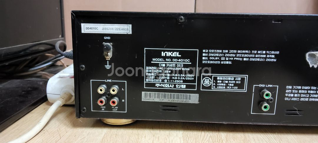 4 인켈 DD 4010C 카세트 데크 오디오 앰프--3