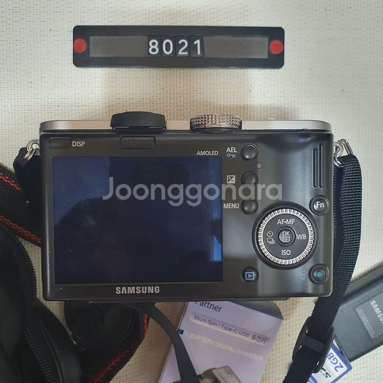 삼성 NX 100 디지털카메라 블랙바디 가방세트--3