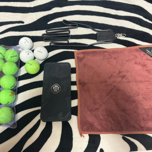 로스트볼14알+골프장갑걸이(블랙)+핸드타올+골프지갑