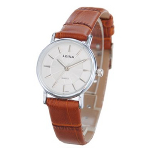 [VY]여자 라운드 크랙 갈색 손목시계 판매