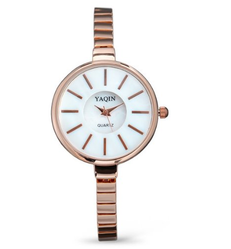 [VY]여자 로즈골드 라운드 슬림핏 손목시계 판매