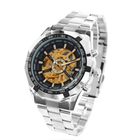 [VY]남자 태엽 포인트 메탈 손목시계 판매
