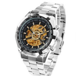 [VY]남자 태엽 포인트 메탈 손목시계 판매