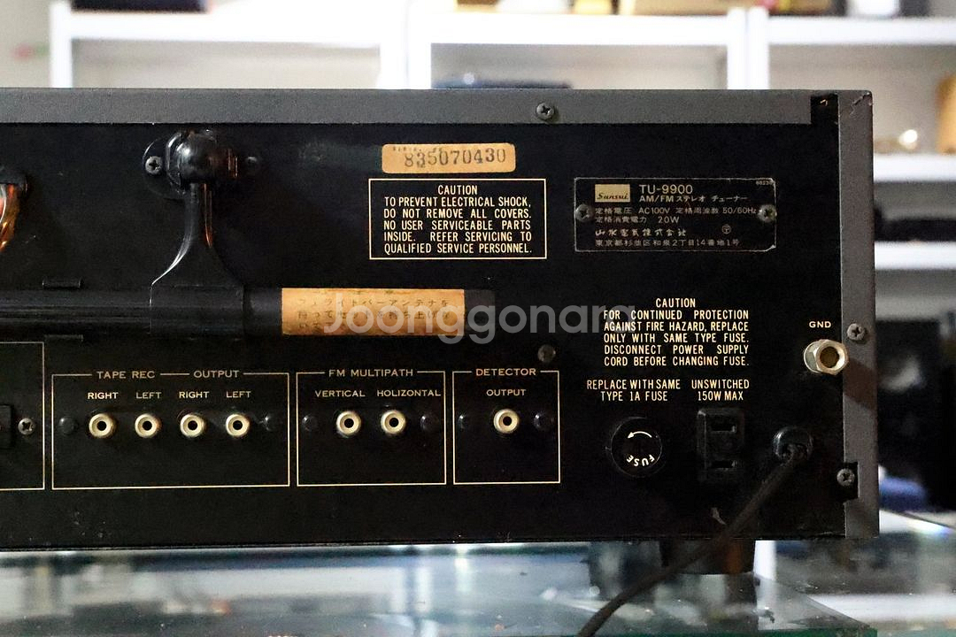 산수이 명기 TU-9900 빈티지 튜너--6