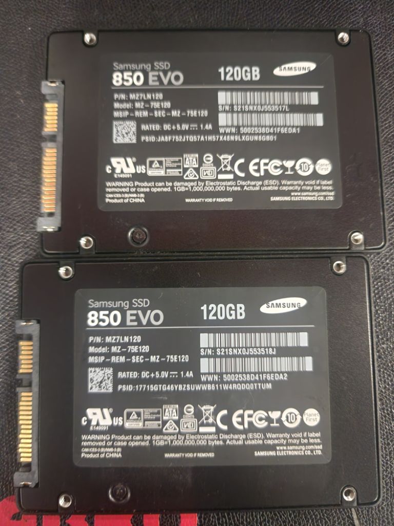 SSD] 삼성 EVO850 120GB 팝니다.