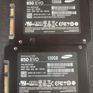 SSD] 삼성 EVO850 120GB 팝니다.