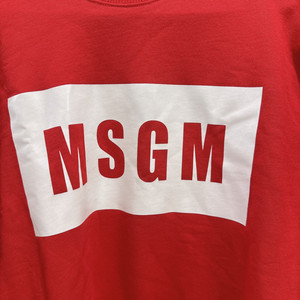 새상품급)) MSGM 로고 맨투맨 티셔츠 M 사이즈