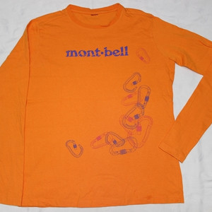 몽벨 여성 넉넉 95 100 라운드 긴팔 티셔츠 얇음