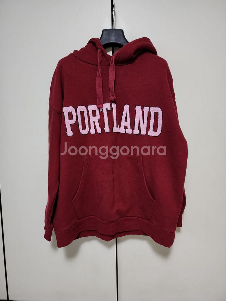 &시에로 PORTLAND 부클자수 레터링후디.--1