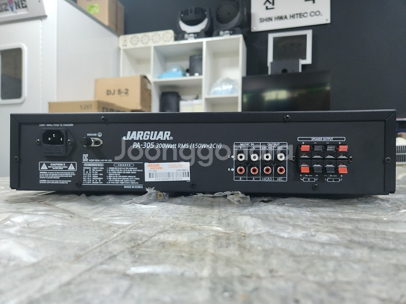 쟈가 PA 305 300W USB 이어폰내장 노래방앰프--2