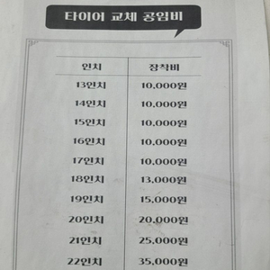 자동차 중고타이어 고급브랜드들 떨이로 팝니다 탈부착가능