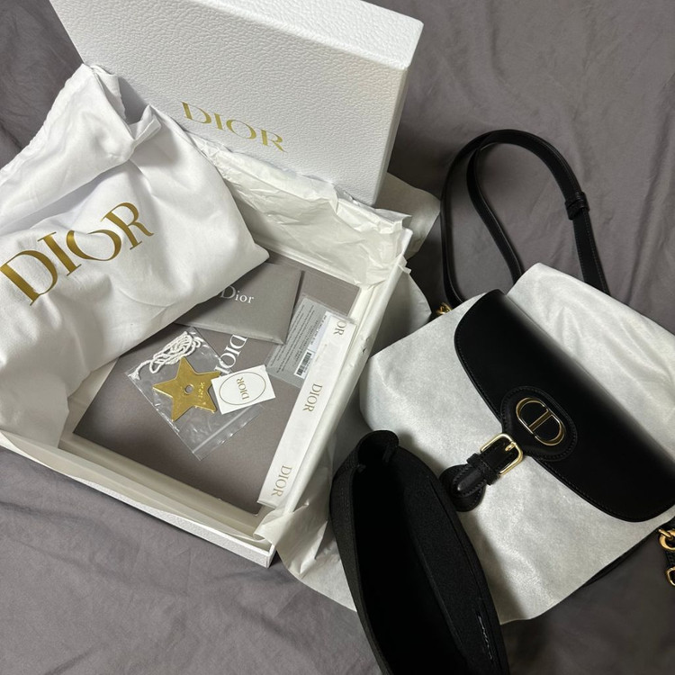 (제이에디션)디올 바비백 미듐 블랙 이미지