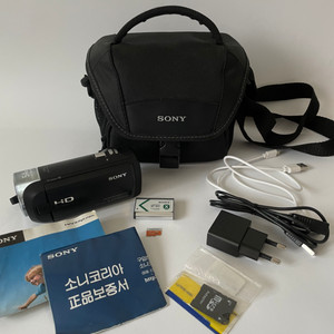 [풀구성]소니 사이버샷 핸디캠 HDR CX240 캠코더