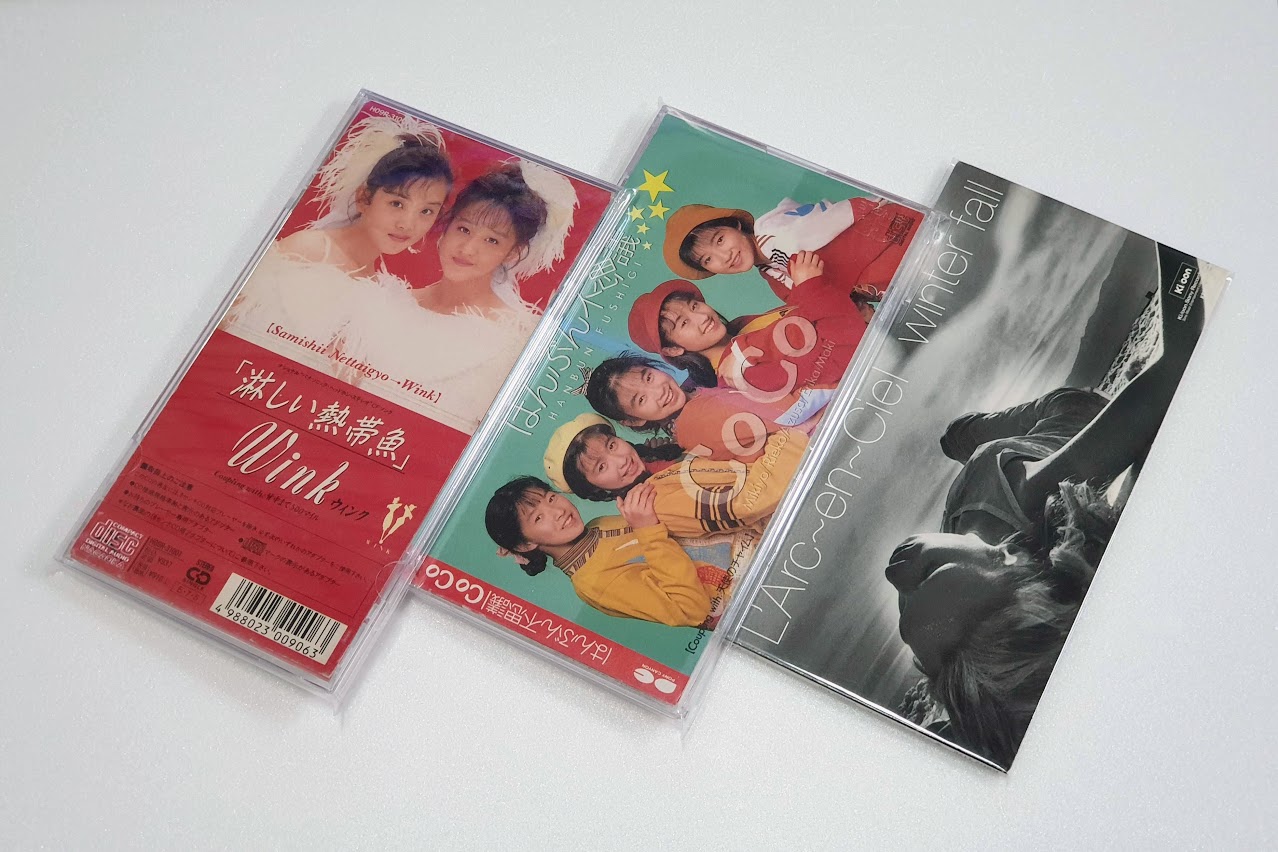 JPOP 싱글 앨범 3종 세트. (윙크,코코,라르크)